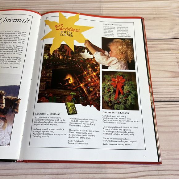 Christmas Country-Style Book 1991 Holiday Decorations Tree Music Crafts Recipes - Picture 10 of 16